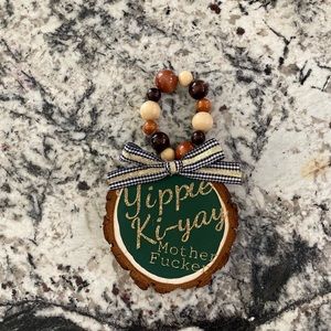 Die Hard inspired Christmas ornament